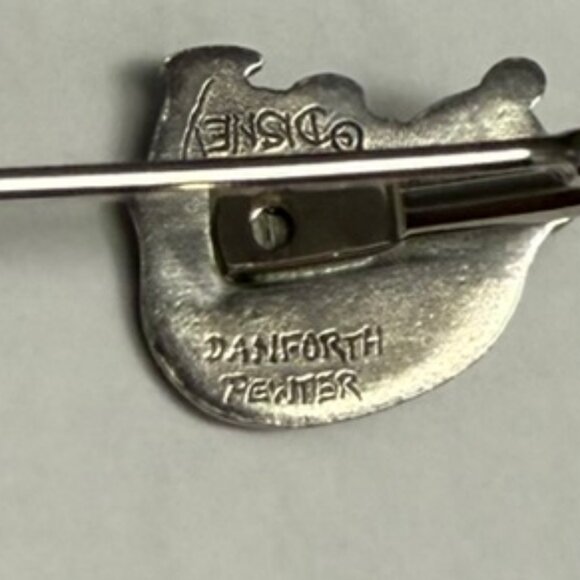 DANFORTH PEWTER Vintage Disney Pooh with Hunny Pot Bookmark RARE - Picture 4 of 6